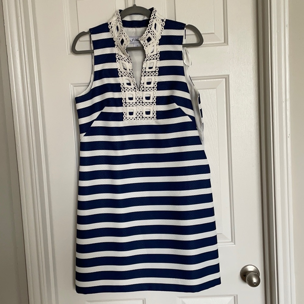 Blue and WhiteStripped Dress